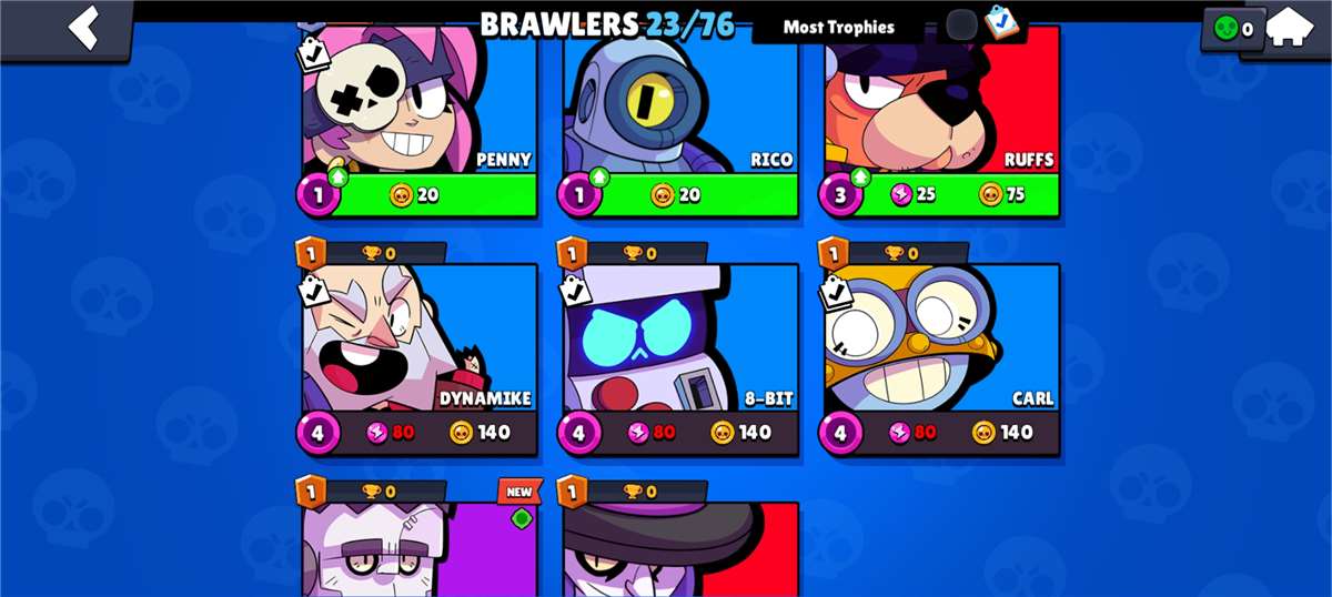 Game account sale Brawl Stars